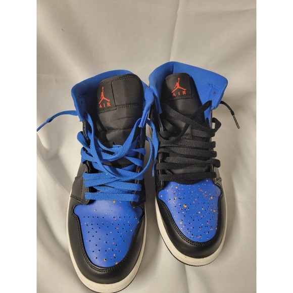 Size 9 - Jordan 1 Mid Royal Splatter 2018 main image 6